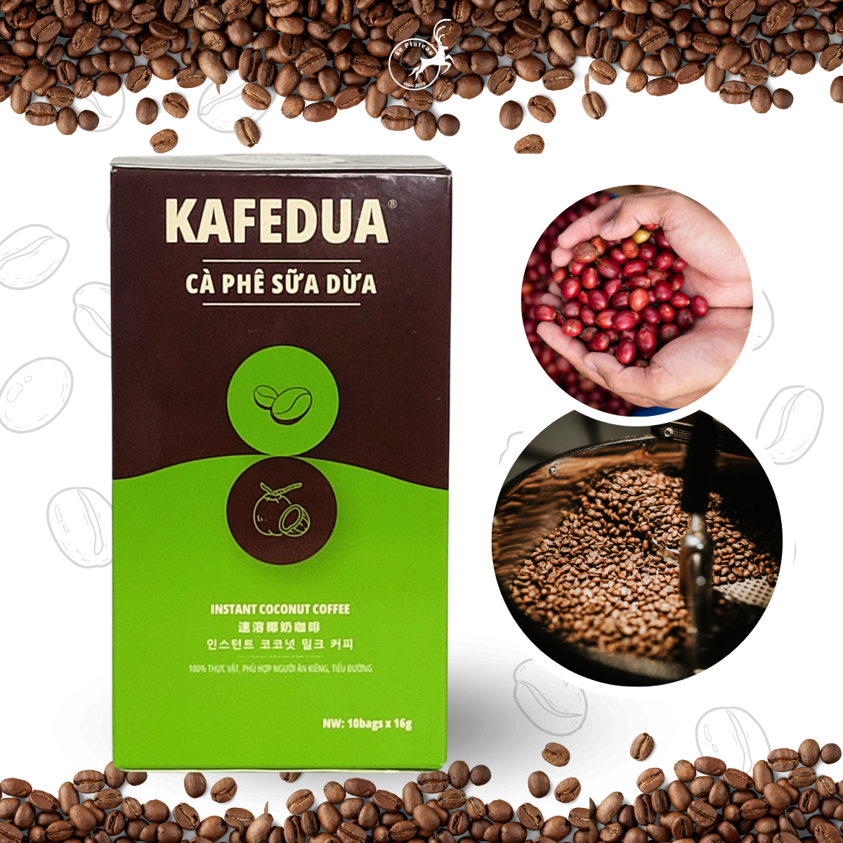 KAFEDUA - Instant Coconut Coffee